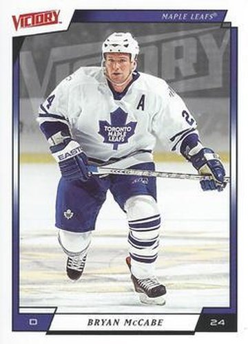 #186 Bryan McCabe - Toronto Maple Leafs - 2006-07 Upper Deck Victory Hockey