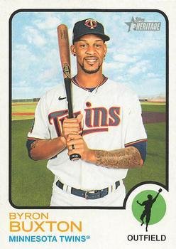 #186 Byron Buxton - Minnesota Twins - 2022 Topps Heritage Baseball