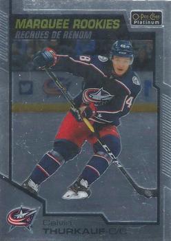#186 Calvin Thurkauf - Columbus Blue Jackets - 2020-21 O-Pee-Chee Platinum Hockey