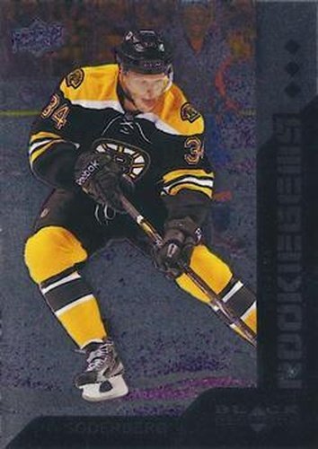 #186 Carl Soderberg - Boston Bruins - 2013-14 Upper Deck Black Diamond Hockey