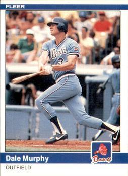 #186 Dale Murphy - Atlanta Braves - 1984 Fleer Baseball