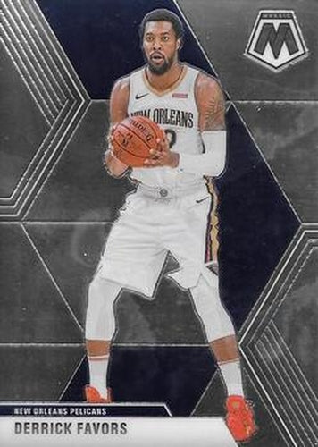#186 Derrick Favors - New Orleans Pelicans - 2019-20 Panini Mosaic Basketball