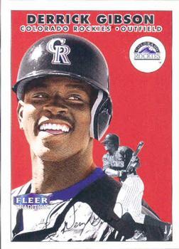 #186 Derrick Gibson - Colorado Rockies - 2000 Fleer Tradition Baseball