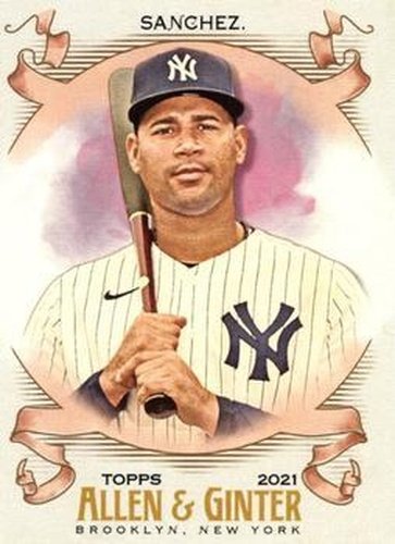 #186 Gary Sanchez - New York Yankees - 2021 Topps Allen & Ginter Baseball
