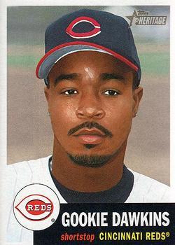 #186 Gookie Dawkins - Cincinnati Reds - 2002 Topps Heritage Baseball