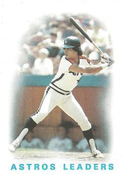 #186 Astros Leaders - Houston Astros - 1986 Topps Baseball