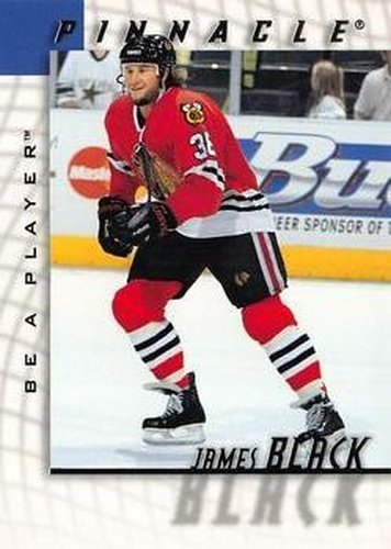 #186 James Black - Chicago Blackhawks - 1997-98 Pinnacle Be a Player Hockey