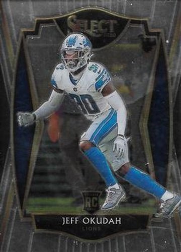 #186 Jeff Okudah - Detroit Lions - 2020 Panini Select Football