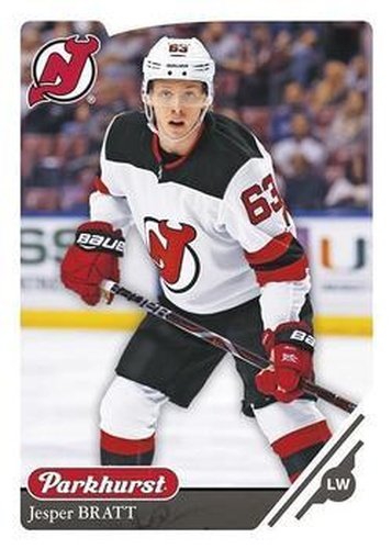 #186 Jesper Bratt - New Jersey Devils - 2018-19 Parkhurst Hockey