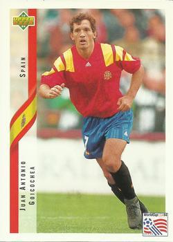 #186 Jon Andoni Goikoetxea - Spain - 1994 Upper Deck World Cup Contenders English/Spanish Soccer