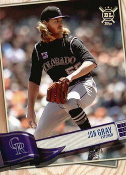 #186 Jon Gray - Colorado Rockies - 2019 Topps Big League Baseball