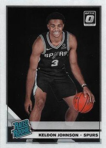 #186 Keldon Johnson - San Antonio Spurs - 2019-20 Donruss Optic Basketball