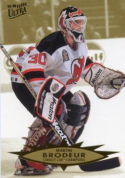 #186 Martin Brodeur - New Jersey Devils - 1995-96 Ultra Hockey