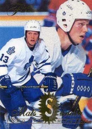 #186 Mats Sundin - Toronto Maple Leafs - 1994-95 Flair Hockey