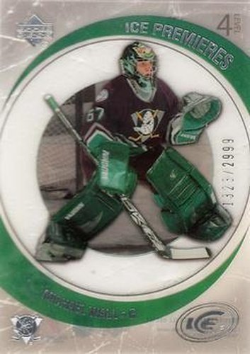 #186 Michael Wall - Anaheim Mighty Ducks - 2005-06 Upper Deck Ice Hockey