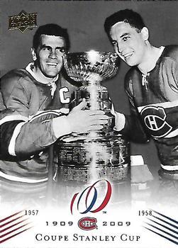 #186 Coupe Stanley Cup - Montreal Canadiens - 2008-09 Upper Deck Montreal Canadiens Centennial Hockey