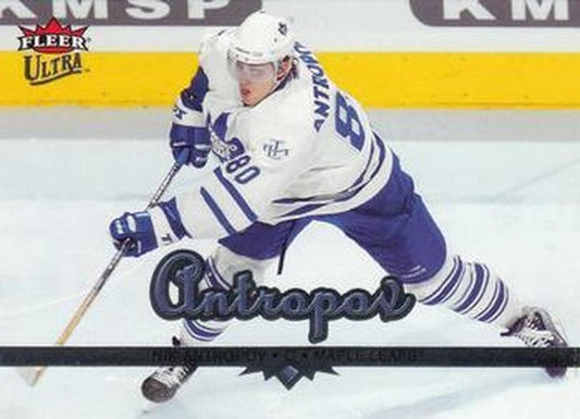 #186 Nik Antropov - Toronto Maple Leafs - 2005-06 Ultra Hockey