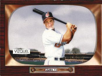 #186 Omar Vizquel - Cleveland Indians - 2004 Bowman Heritage Baseball