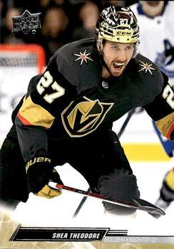 #186 Shea Theodore - Vegas Golden Knights - 2022-23 Upper Deck Hockey