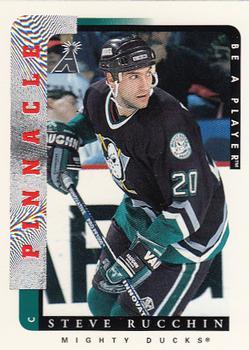 #186 Steve Rucchin - Anaheim Mighty Ducks - 1996-97 Pinnacle Be a Player Hockey