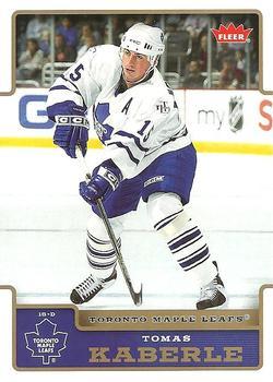 #186 Tomas Kaberle - Toronto Maple Leafs - 2006-07 Fleer Hockey