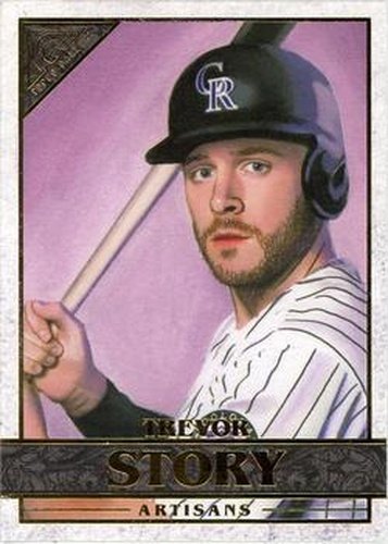 #186 Trevor Story - Colorado Rockies - 2020 Topps Gallery Baseball