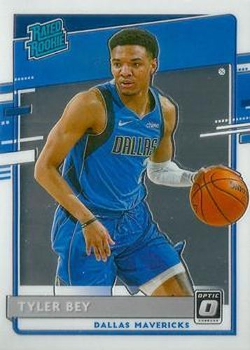 #186 Tyler Bey - Dallas Mavericks - 2020-21 Donruss Optic Basketball