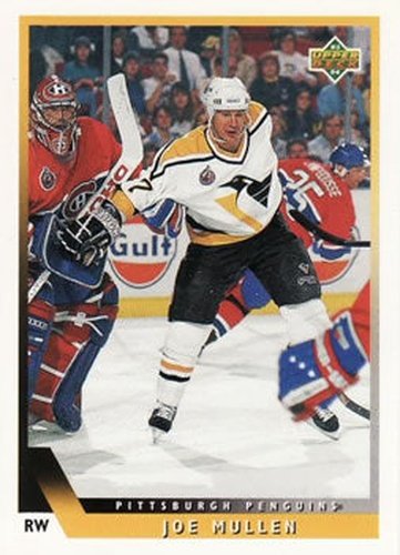 #186 Joe Mullen - Pittsburgh Penguins - 1993-94 Upper Deck Hockey