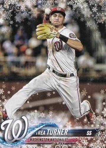 #HMW186 Trea Turner - Washington Nationals - 2018 Topps Holiday Baseball