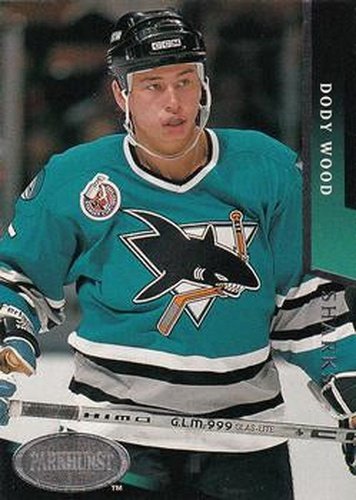 #186 Dody Wood - San Jose Sharks - 1993-94 Parkhurst Hockey