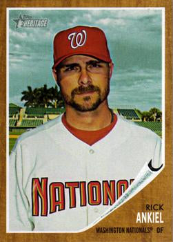 #186 Rick Ankiel - Washington Nationals - 2011 Topps Heritage Baseball