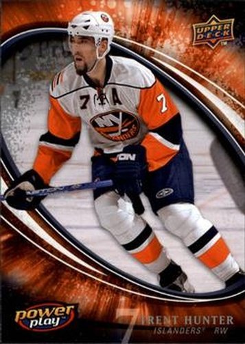 #186 Trent Hunter - New York Islanders - 2008-09 Upper Deck Power Play Box Set Hockey