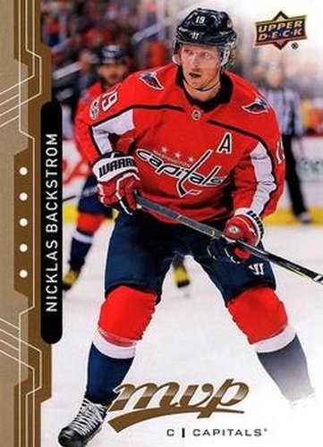 #186 Nicklas Backstrom - Washington Capitals - 2018-19 Upper Deck MVP Hockey