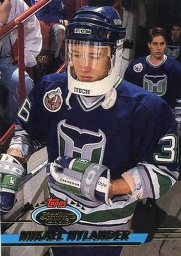 #186 Mikael Nylander - Hartford Whalers - 1993-94 Stadium Club Hockey