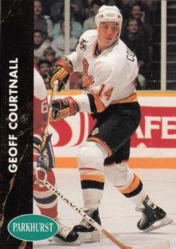 #186 Geoff Courtnall - Vancouver Canucks - 1991-92 Parkhurst Hockey