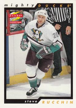 #186 Steve Rucchin - Anaheim Mighty Ducks - 1996-97 Score Hockey