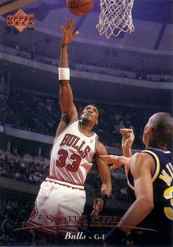 #186 Scottie Pippen - Chicago Bulls - 1995-96 Upper Deck Basketball