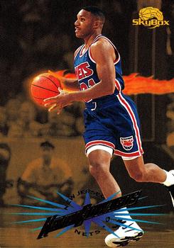 #186 Kevin Edwards - New Jersey Nets - 1995-96 SkyBox Premium Basketball