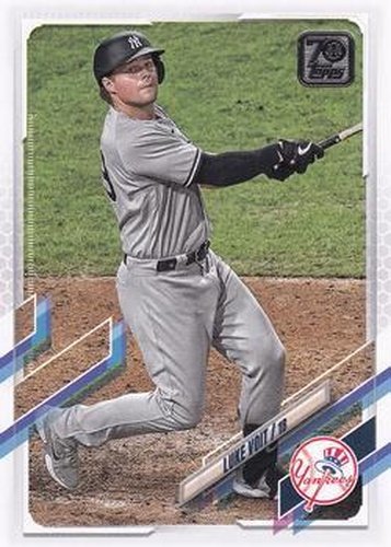#186 Luke Voit - New York Yankees - 2021 Topps Baseball