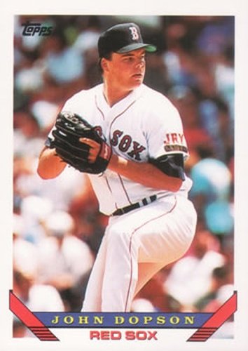 #187 John Dopson - Boston Red Sox - 1993 Topps Baseball