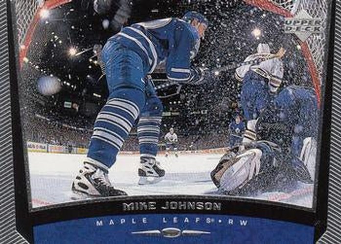 #187 Mike Johnson - Toronto Maple Leafs - 1998-99 Upper Deck Hockey