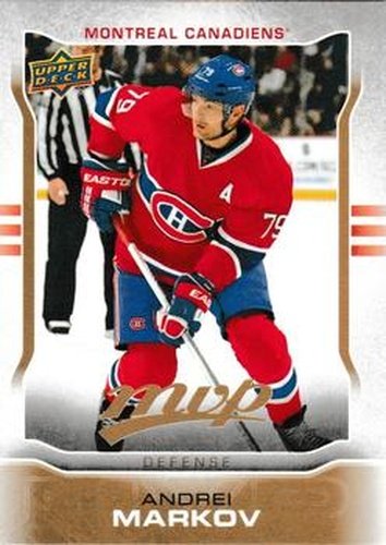 #187 Andrei Markov - Montreal Canadiens - 2014-15 Upper Deck MVP Hockey
