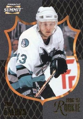 #187 Jan Caloun - San Jose Sharks - 1996-97 Summit Hockey