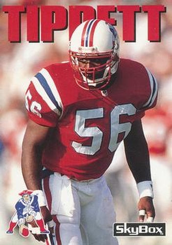 #187 Andre Tippett - New England Patriots - 1992 SkyBox Impact Football