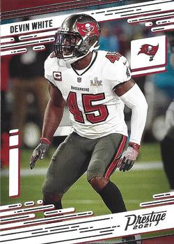 #187 Devin White - Tampa Bay Buccaneers - 2021 Panini Prestige Football