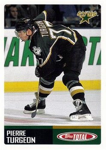 #187 Pierre Turgeon - Dallas Stars - 2002-03 Topps Total Hockey