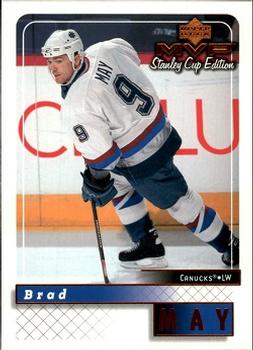 #187 Brad May - Vancouver Canucks - 1999-00 Upper Deck MVP Stanley Cup Edition Hockey