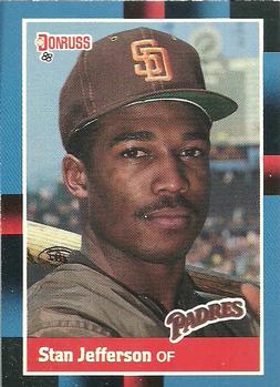 #187 Stan Jefferson - San Diego Padres - 1988 Donruss Baseball