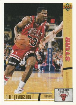 #187 Cliff Levingston - Chicago Bulls - 1991-92 Upper Deck Basketball