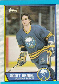 #187 Scott Arniel - Buffalo Sabres - 1989-90 Topps Hockey